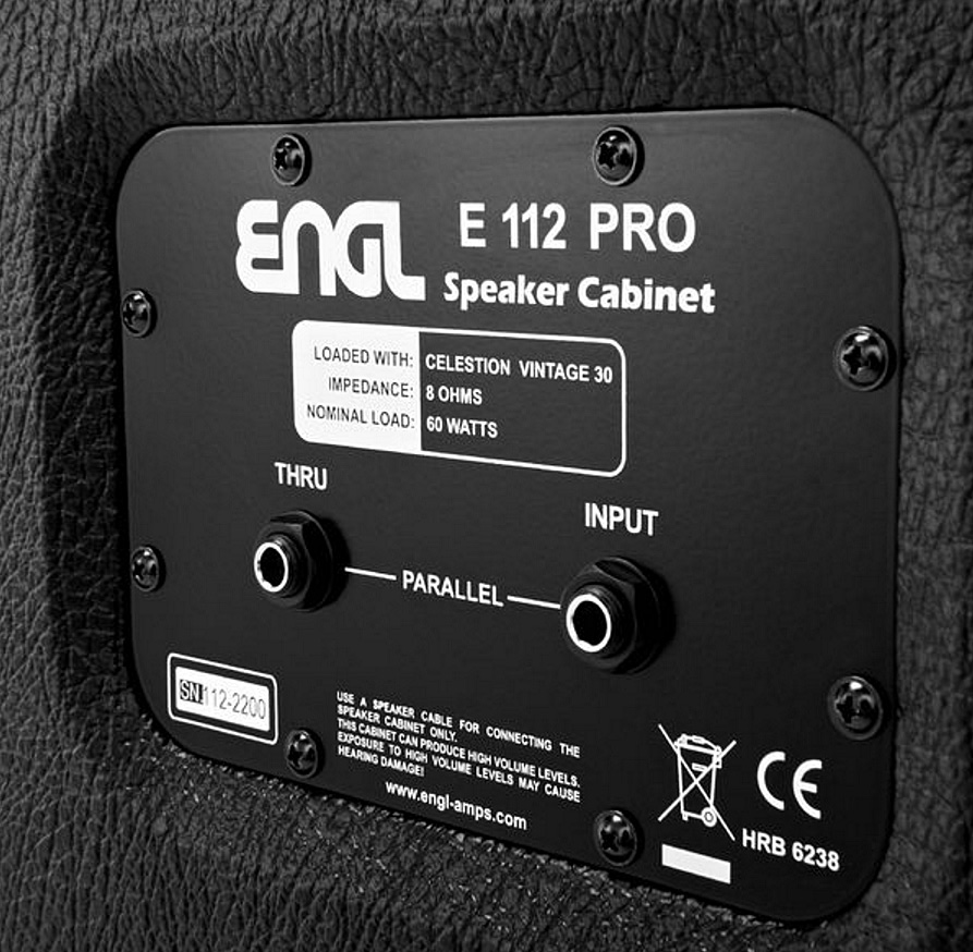 Engl Pro Straight E112vb 1x12 60w Black - Cabina amplificador para guitarra eléctrica - Variation 2