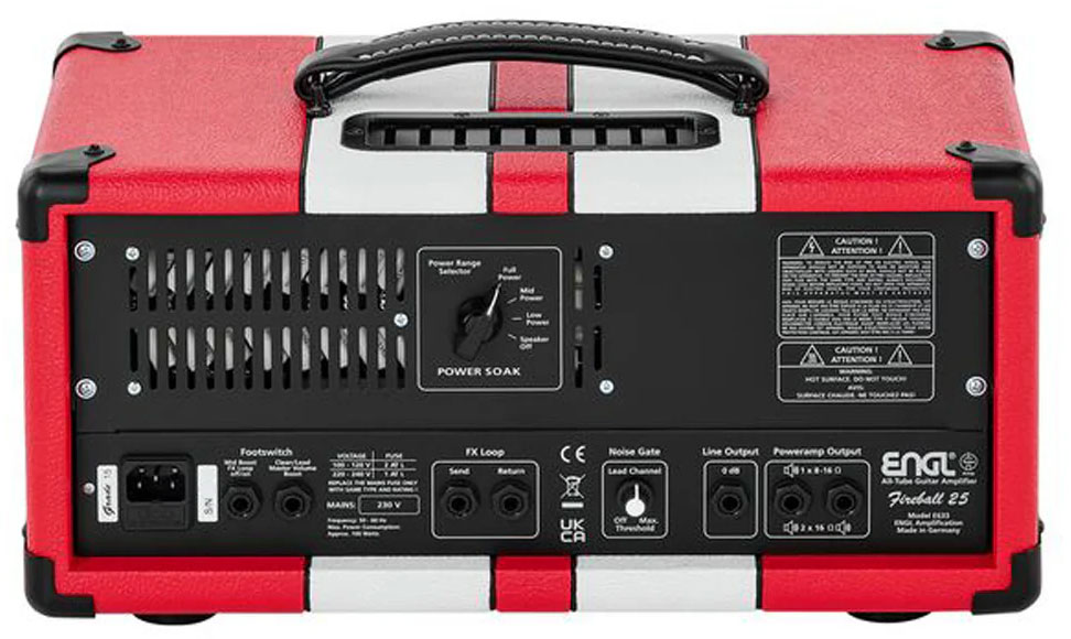 Engl Fireball 25 E633 40th Ann. Head - Cabezal para guitarra eléctrica - Variation 1