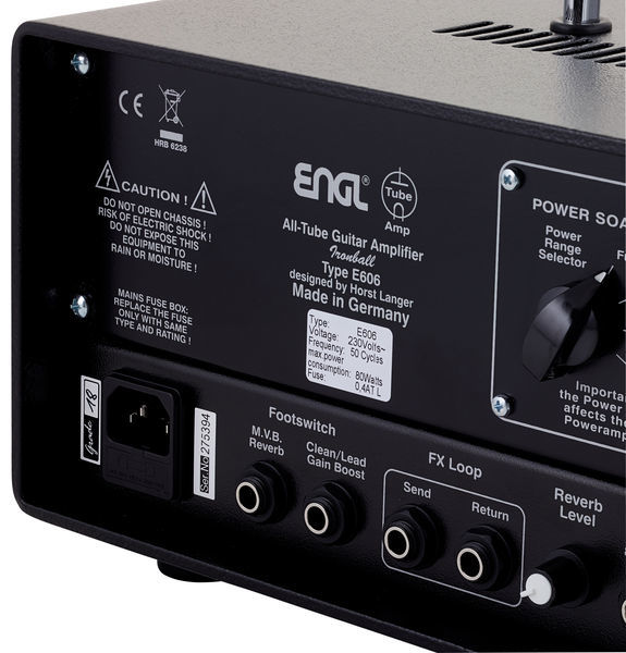 Engl Ironball E606 Head 20w Black - Cabezal para guitarra eléctrica - Variation 3