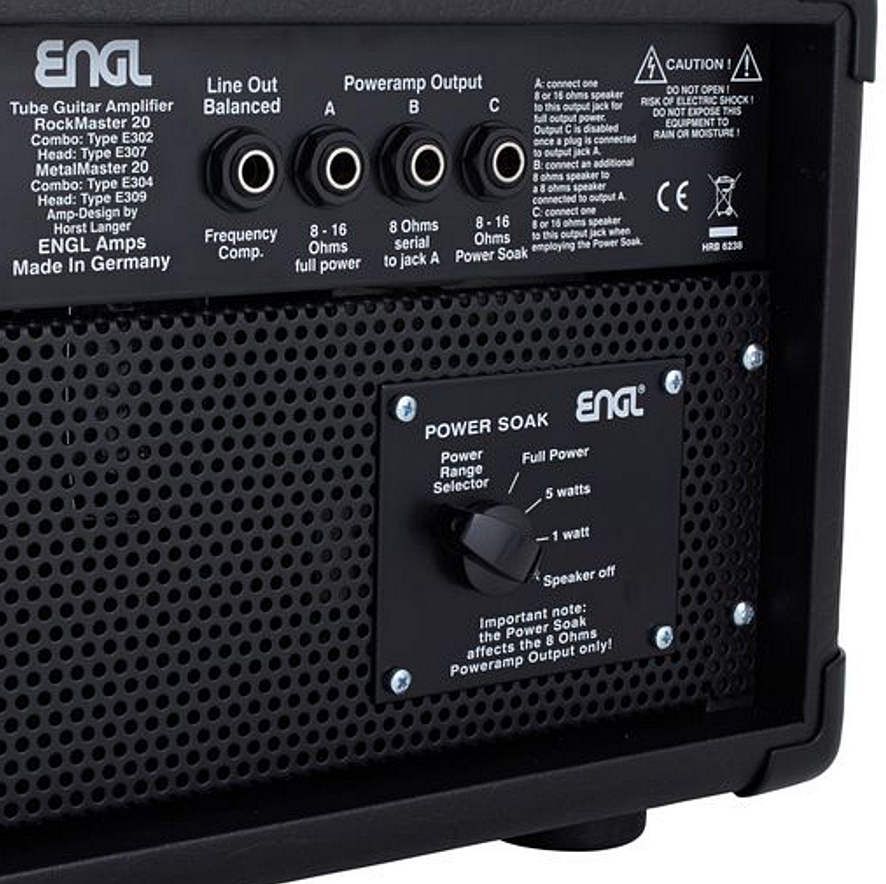 Engl Rockmaster E307 Head 20w Black - Cabezal para guitarra eléctrica - Variation 4