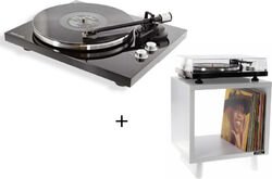 Platos hifi Enova hifi Vision 4 USB BL + Vinyle Lover WH