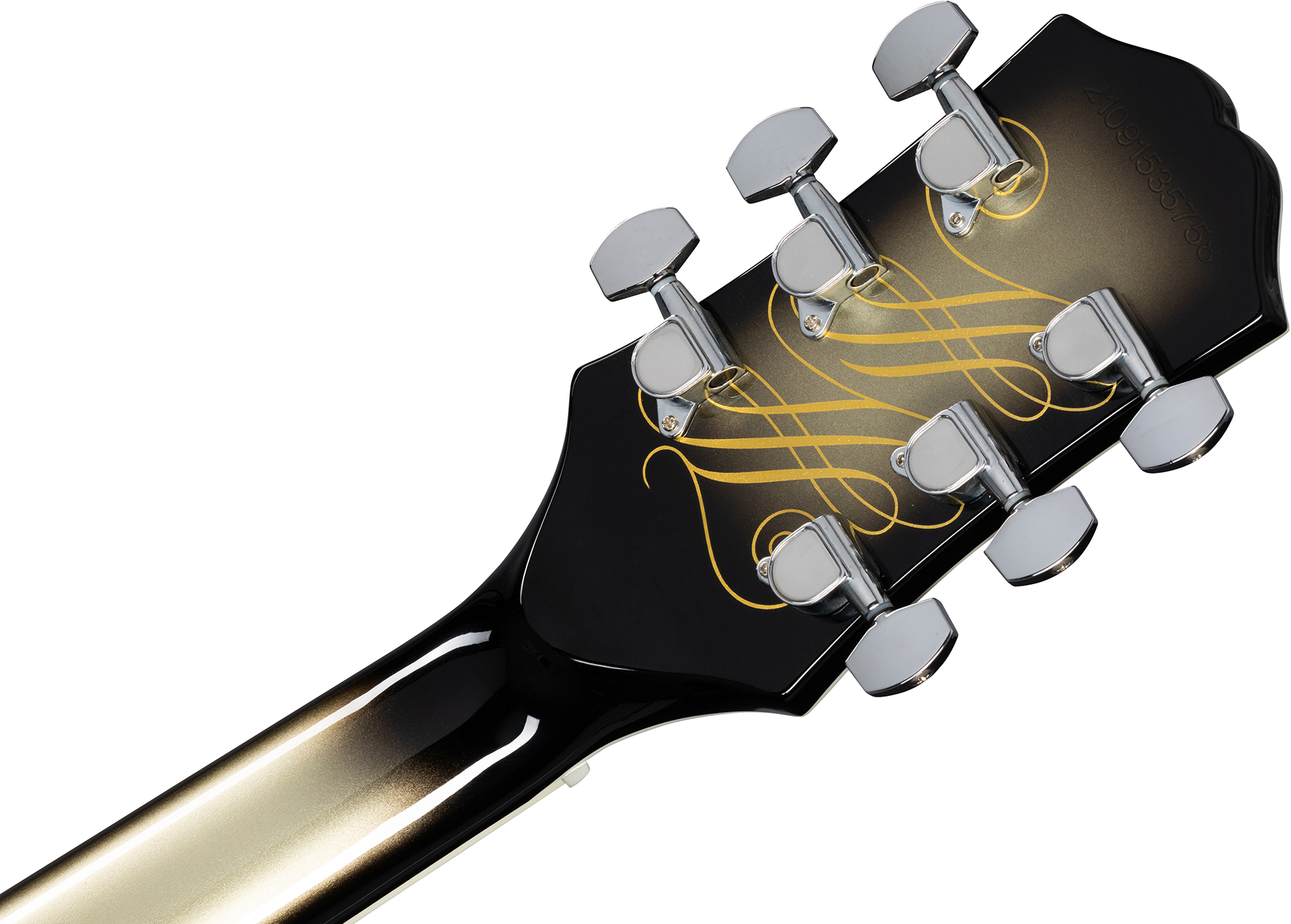 Epiphone Adam Jones Les Paul Custom Frazetta The Berserker Art Ltd 2h Ht Eb - Antique Silverburst - Guitarra eléctrica de corte único. - Variation 6