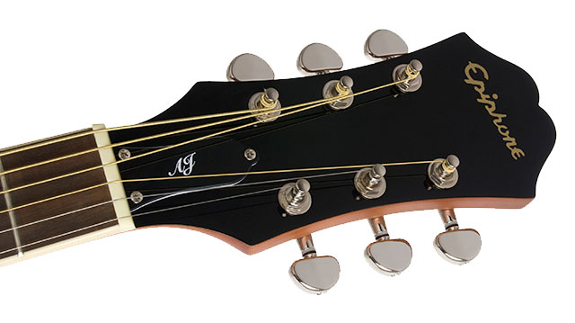 Epiphone J-45 Ec Studio Dreadnought Cw Epicea Acajou Rw - Ebony - Guitarra electro acustica - Variation 4