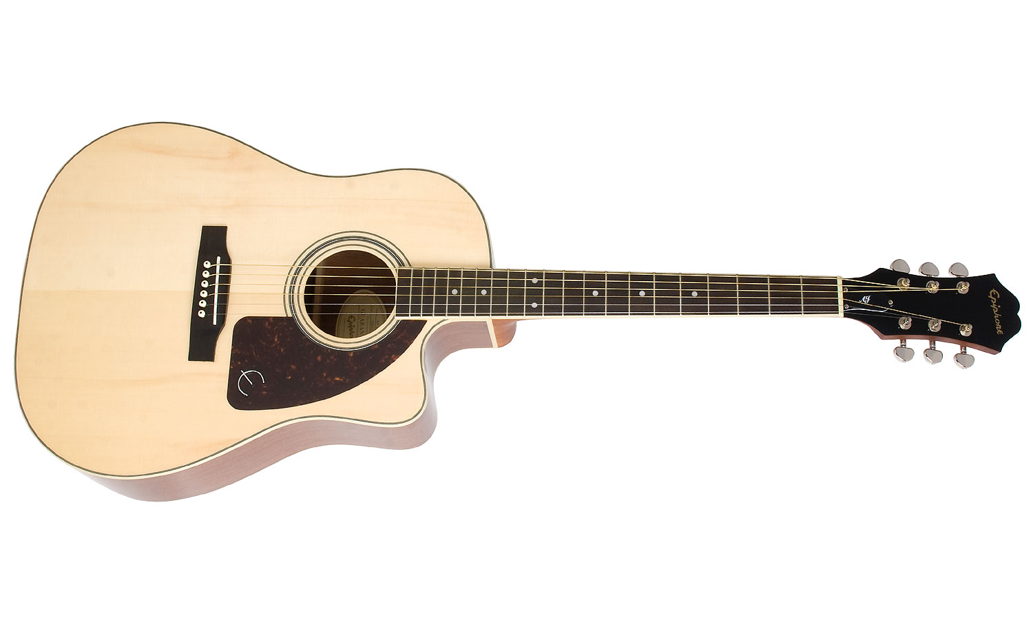 Epiphone J-45 Ec Studio Dreadnought Cw Epicea Acajou Rw - Natural - Guitarra electro acustica - Variation 1