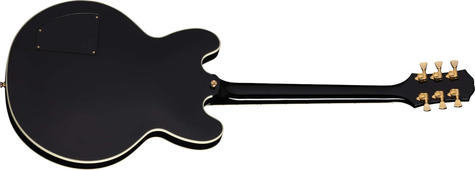 Epiphone Bb King Lucille 2021 Signature 2h Ht Eb - Ebony - Guitarra eléctrica de corte único. - Variation 1