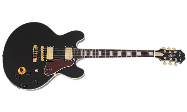 Epiphone B.b. King Lucille Gh - Ebony - Guitarra eléctrica semi caja - Variation 1