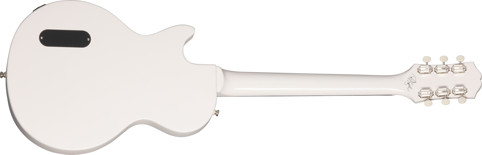 Epiphone Billie Joe Armstrong Les Paul Junior Signature S P90 Ht Lau - Classic White - Guitarra eléctrica de corte único. - Variation 1