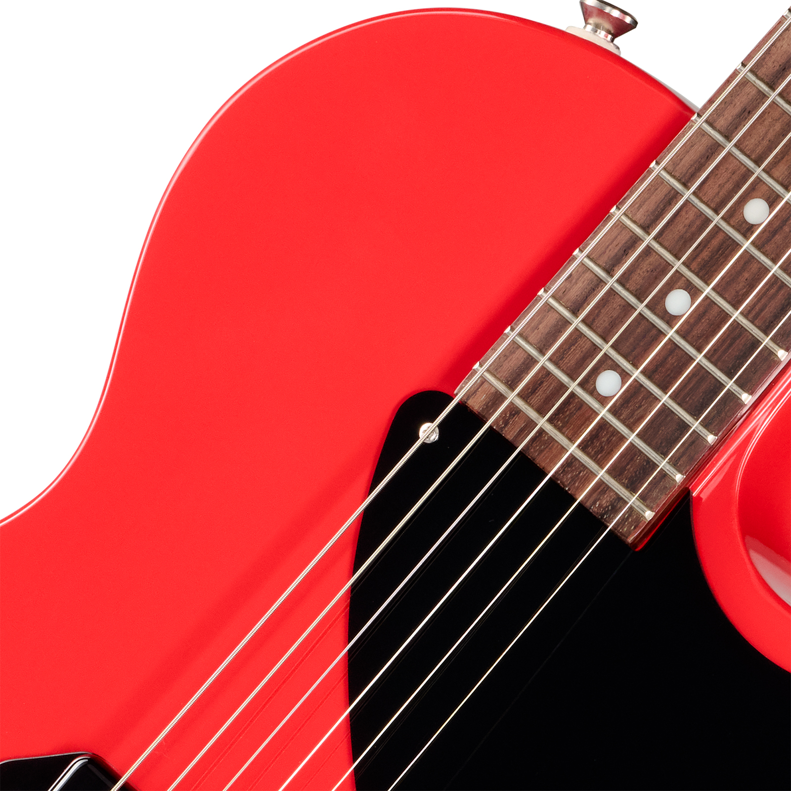 Epiphone Billy Joe Armstrong Les Paul Jr Signature 1s Ht Rw - Radiant Red - Guitarra eléctrica de corte único. - Variation 2