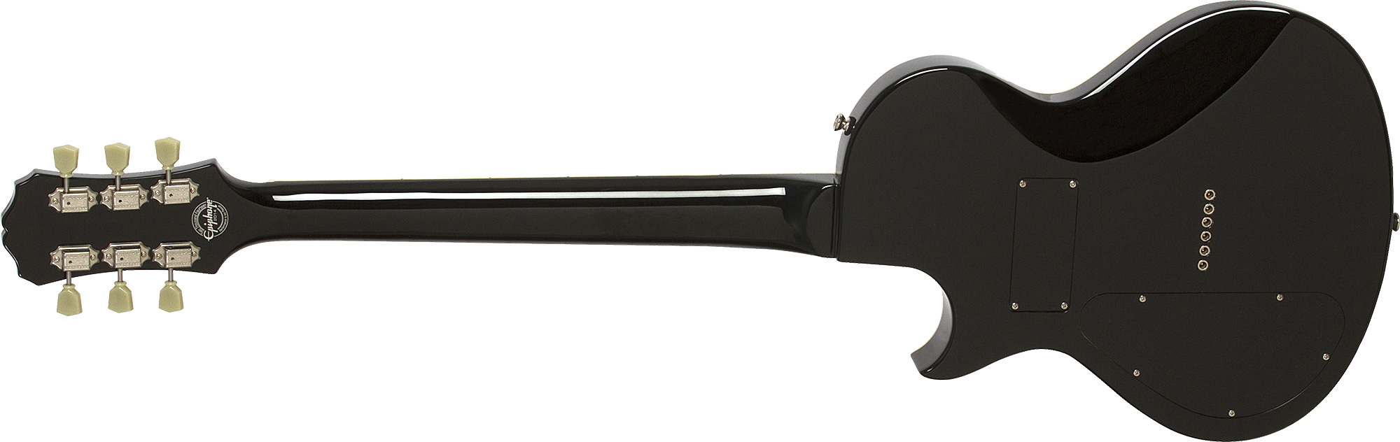 Epiphone Blueshawk Deluxe Ch - Translucent Black - Guitarra eléctrica semi caja - Variation 2