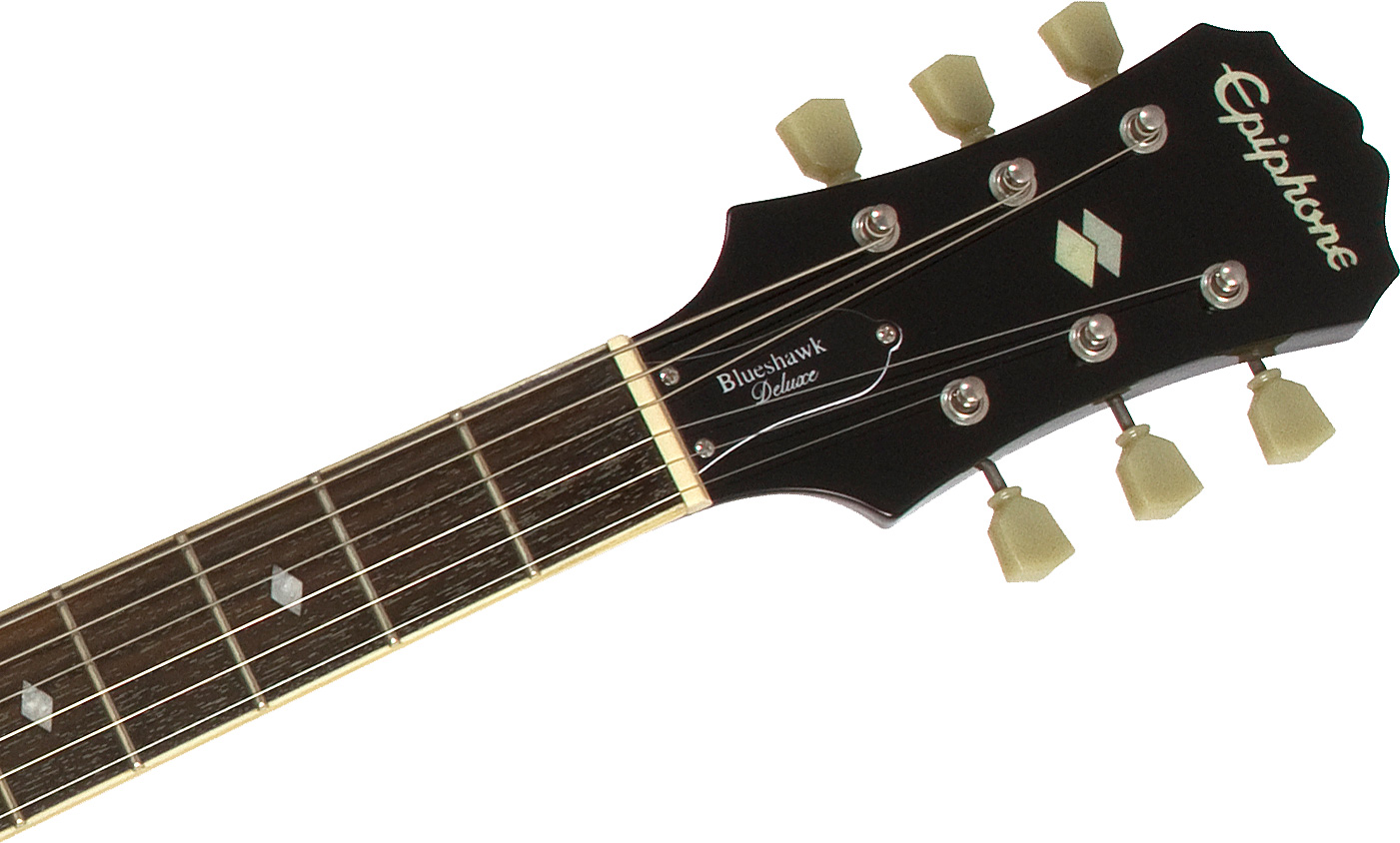 Epiphone Blueshawk Deluxe Ch - Wine Red - Guitarra eléctrica semi caja - Variation 3