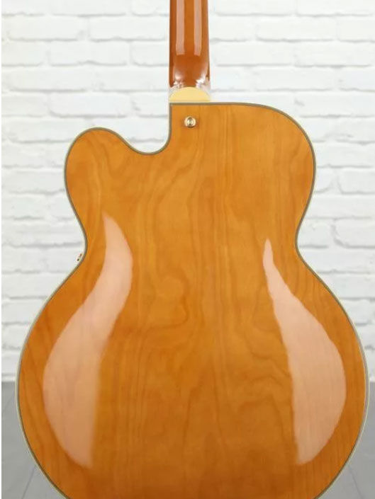 Epiphone Broadway 2019 Hh Ht Pf - Vintage Natural - Guitarra elécrica Jazz cuerpo acústico - Variation 2