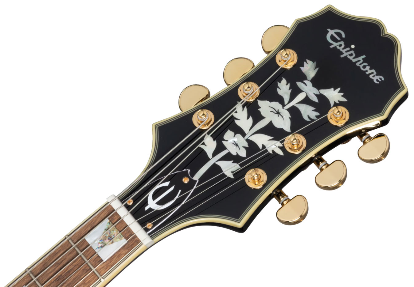 Epiphone Broadway Archtop 2h Ht Lau - Dark Wine Red - Guitarra elécrica Jazz cuerpo acústico - Variation 3