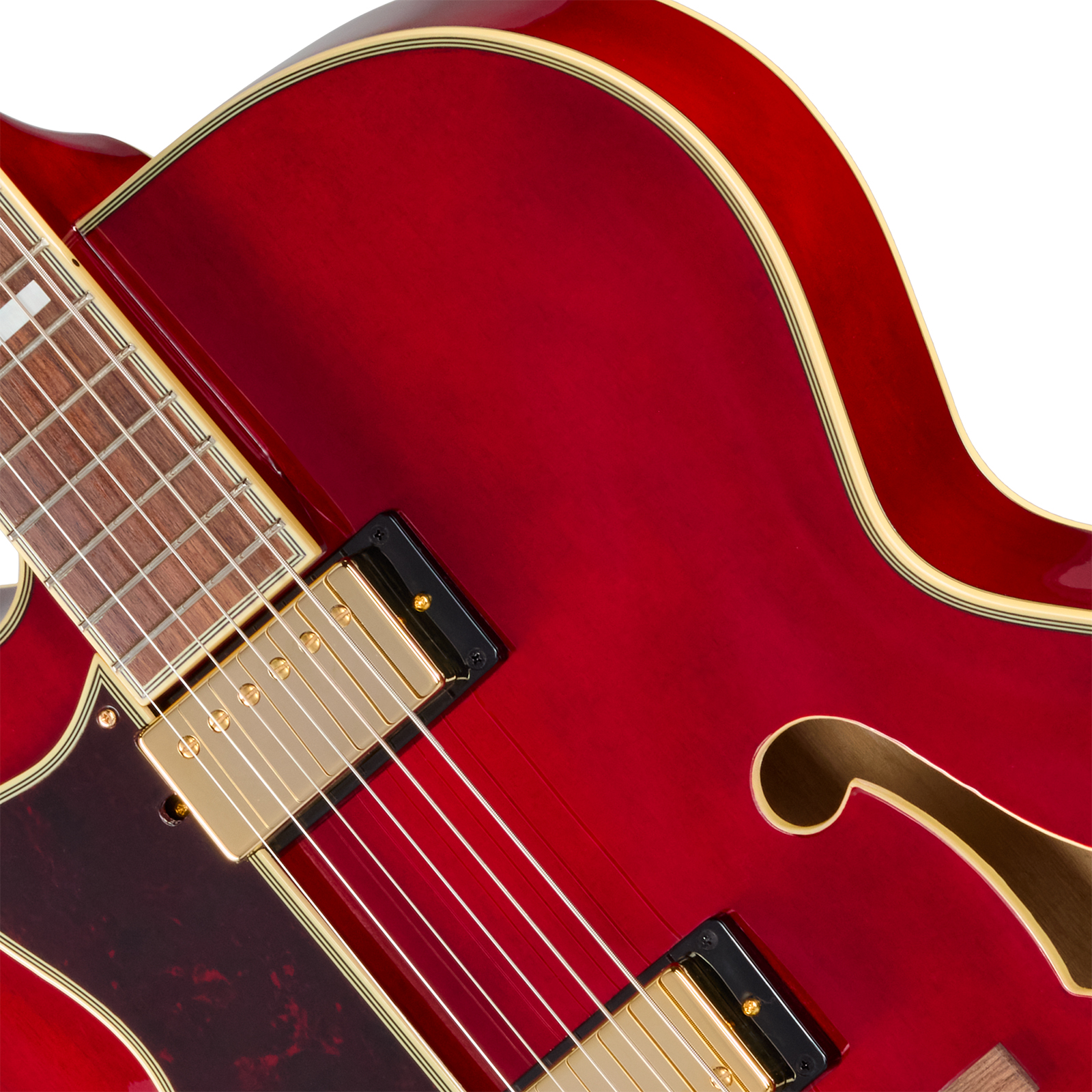 Epiphone Broadway Lh Original Archtops Gaucher 2h Ht Rw - Wine Red - Guitarra elécrica Jazz cuerpo acústico - Variation 2