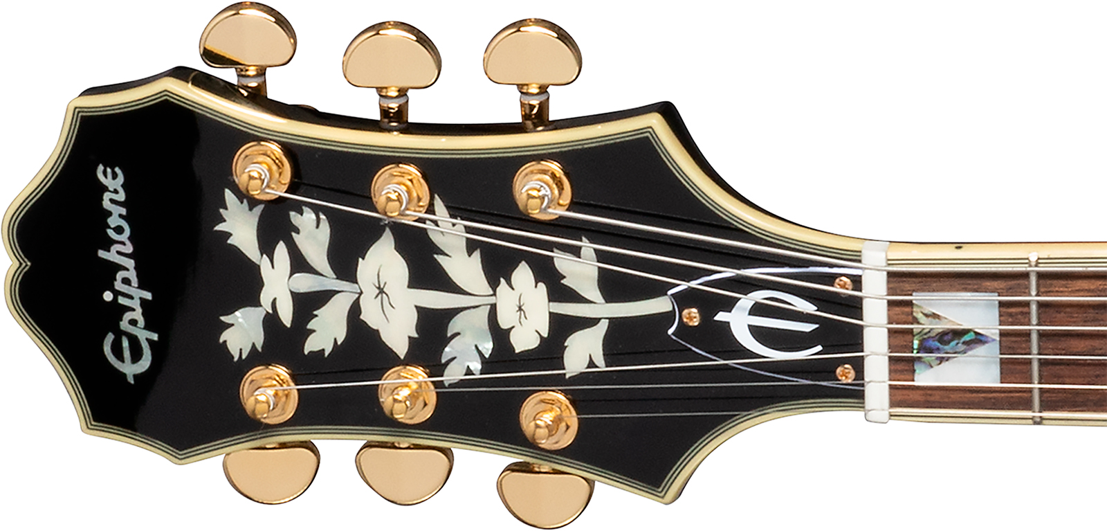 Epiphone Broadway Lh Original Archtops Gaucher 2h Ht Rw - Vintage Sunburst - Guitarra elécrica Jazz cuerpo acústico - Variation 4