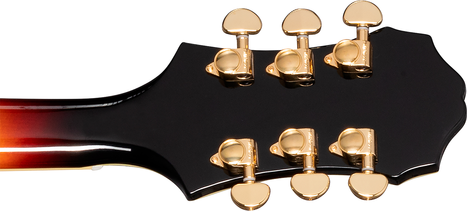 Epiphone Broadway Lh Original Archtops Gaucher 2h Ht Rw - Vintage Sunburst - Guitarra elécrica Jazz cuerpo acústico - Variation 5