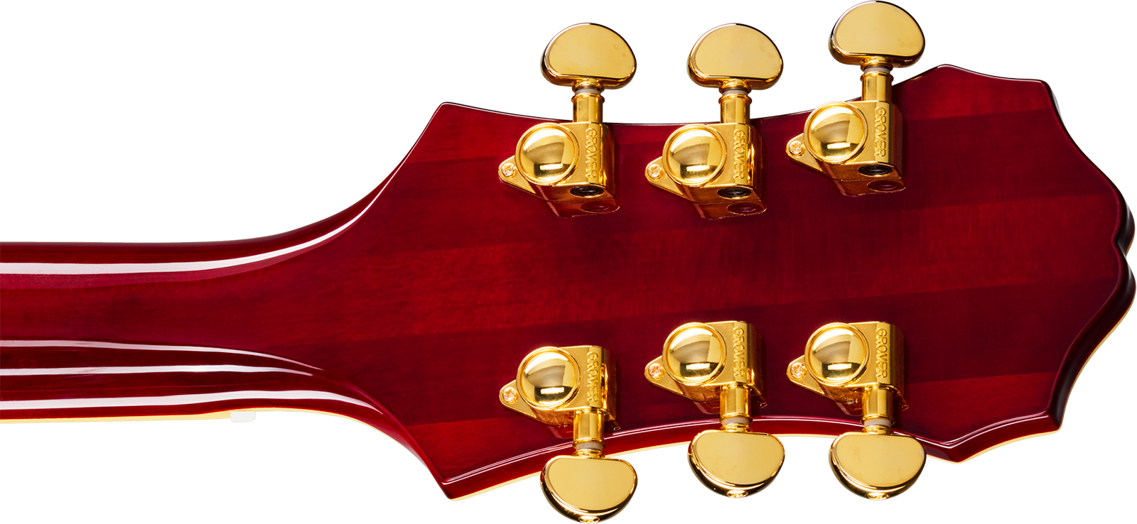 Epiphone Broadway Lh Original Archtops Gaucher 2h Ht Rw - Wine Red - Guitarra elécrica Jazz cuerpo acústico - Variation 5