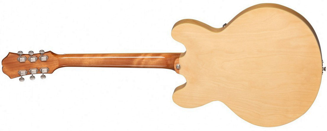 Epiphone Casino Archtop 2023 Lh Gaucher 2s P90 Ht Lau - Natural - Guitarra eléctrica semi caja - Variation 1