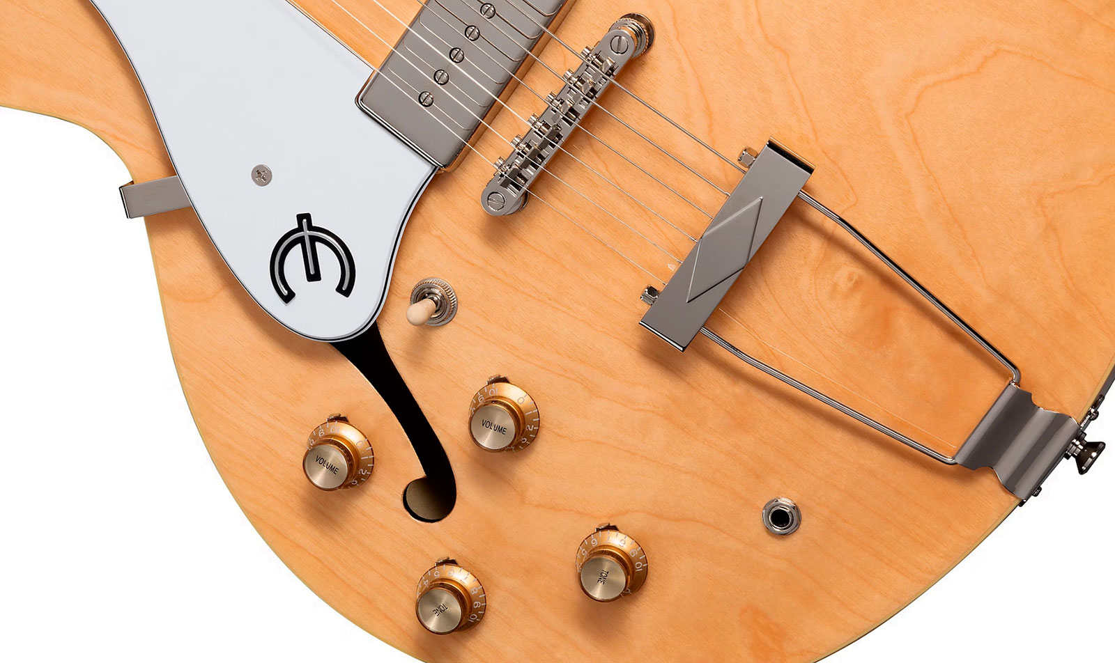 Epiphone Casino Archtop 2023 Lh Gaucher 2s P90 Ht Lau - Natural - Guitarra eléctrica semi caja - Variation 4