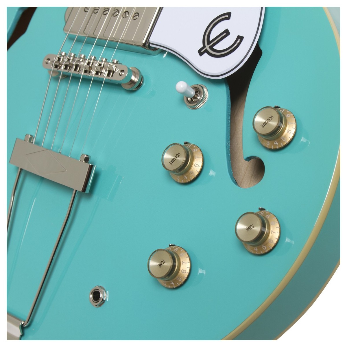 Epiphone Casino Coupe Archtop 2019 2p90 Ht Pf - Turquoise - Guitarra eléctrica semi caja - Variation 1
