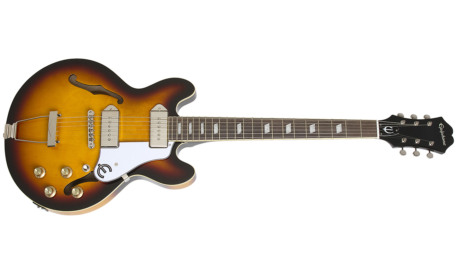 Epiphone Casino Coupe Ch - Vintage Sunburst - Guitarra eléctrica semi caja - Variation 1