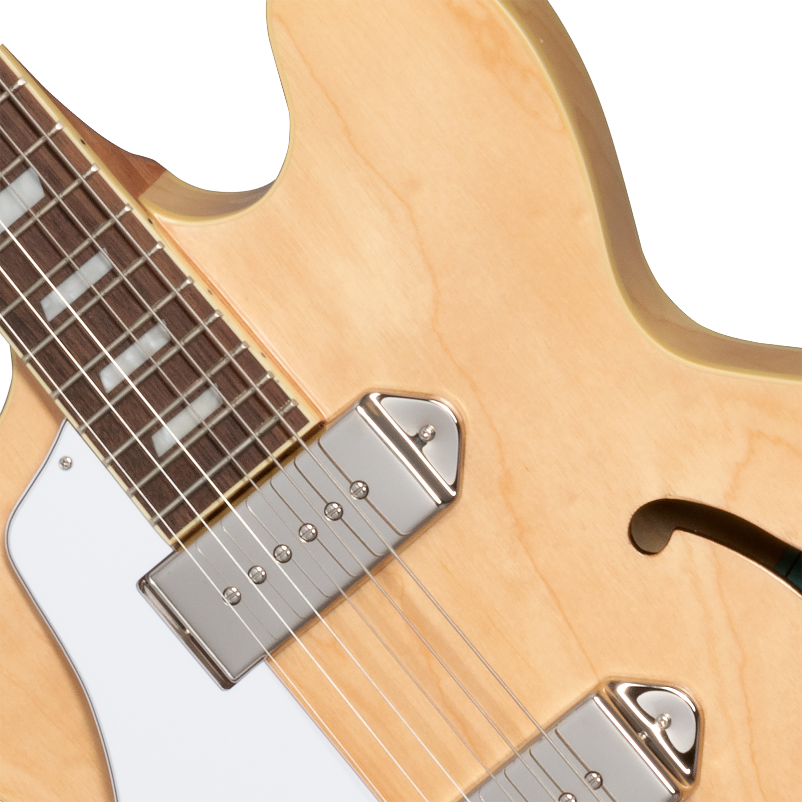Epiphone Casino Lh Original Archtops Gaucher 2s P90 Ht Rw - Natural - Guitarra eléctrica semi caja - Variation 2