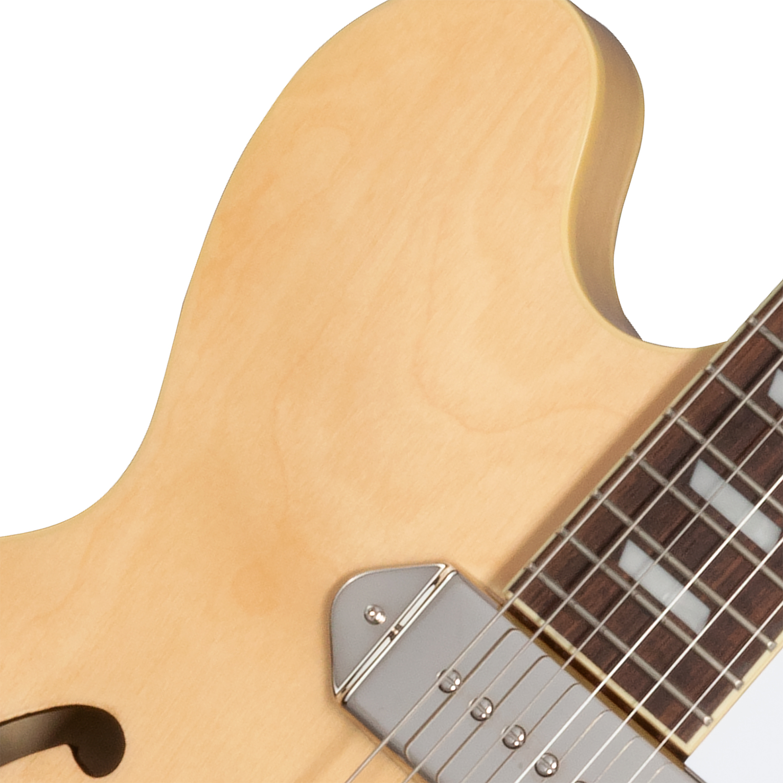 Epiphone Casino Original Archtops 2s P90 Ht Rw - Natural - Guitarra eléctrica semi caja - Variation 2