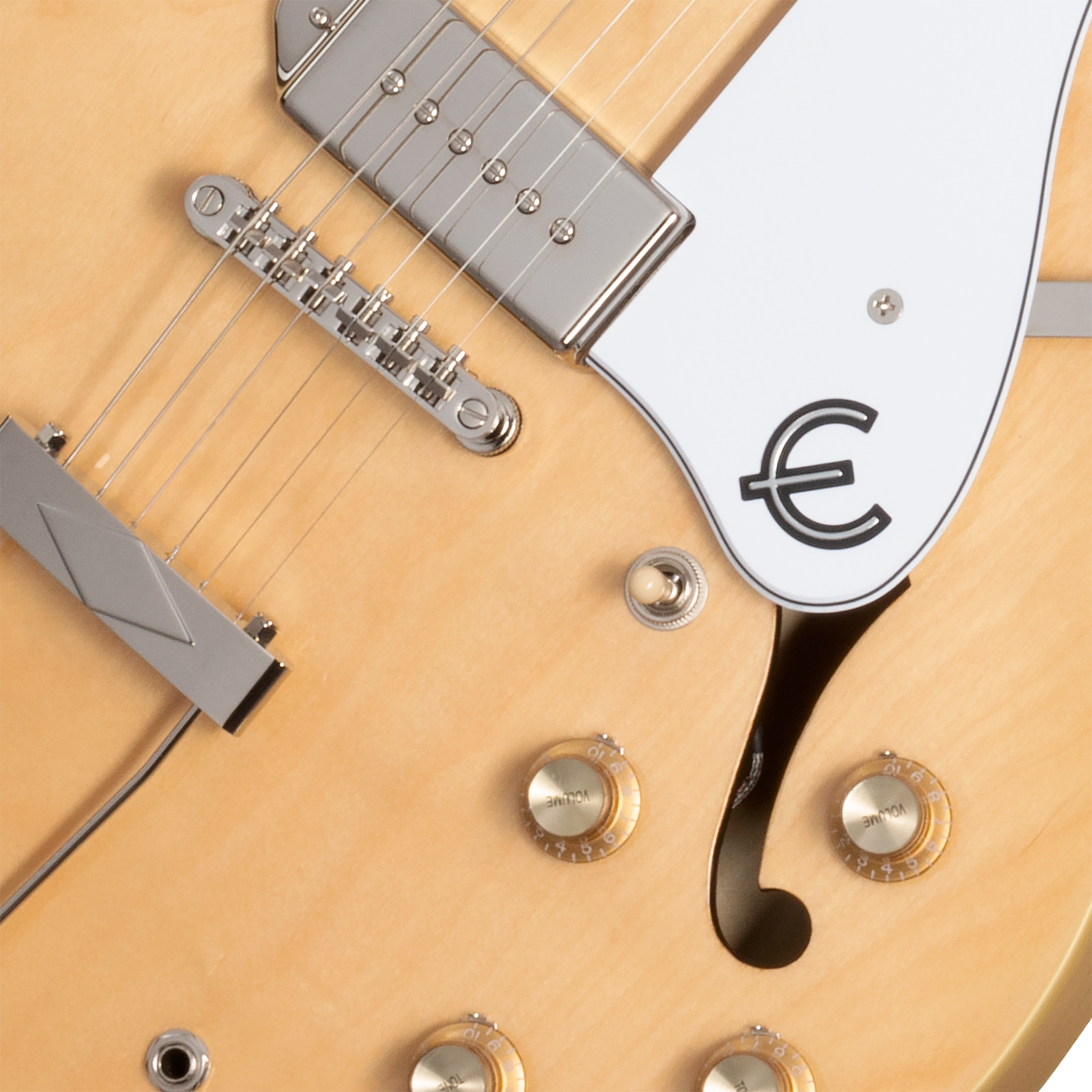 Epiphone Casino Original Archtops 2s P90 Ht Rw - Natural - Guitarra eléctrica semi caja - Variation 3