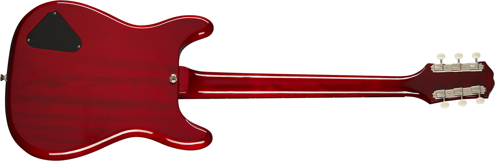 Epiphone Coronet S P90 Ht Lau - Cherry - Guitarra electrica retro rock - Variation 1