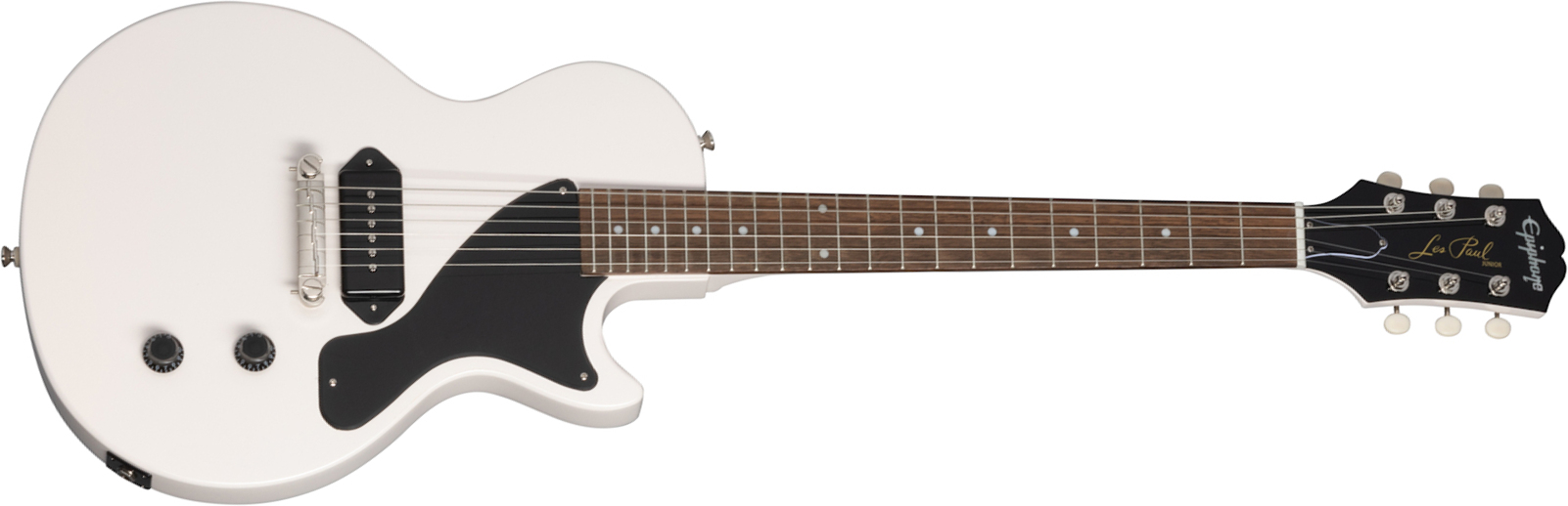 Epiphone Billie Joe Armstrong Les Paul Junior Signature S P90 Ht Lau - Classic White - Guitarra eléctrica de corte único. - Main picture