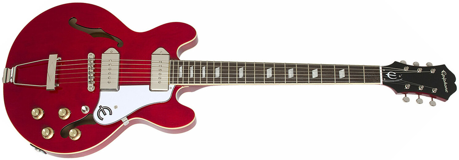 Epiphone Casino Coupe 2p90 Ht Pf - Cherry - Guitarra eléctrica semi caja - Main picture