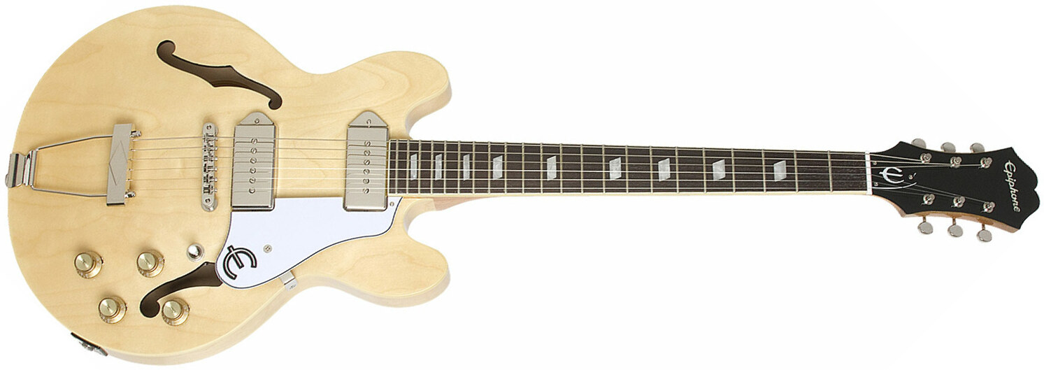 Epiphone Casino Coupe Ch - Natural - Guitarra eléctrica semi caja - Main picture