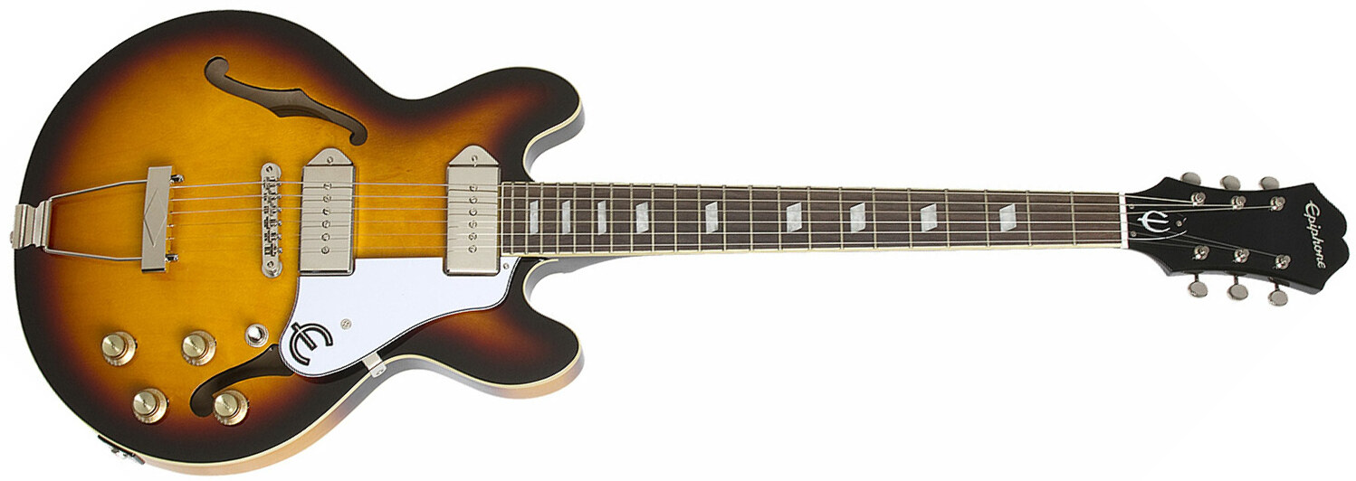 Epiphone Casino Coupe Ch - Vintage Sunburst - Guitarra eléctrica semi caja - Main picture