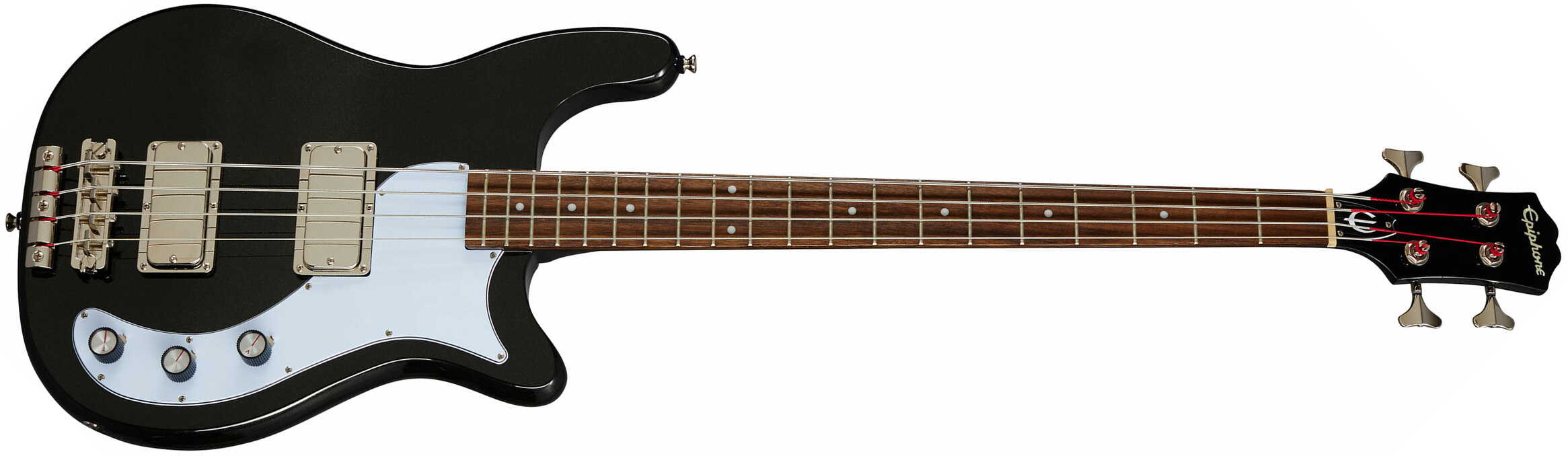 Epiphone Embassy Bass Original Lau - Graphite Black - Bajo eléctrico de cuerpo sólido - Main picture