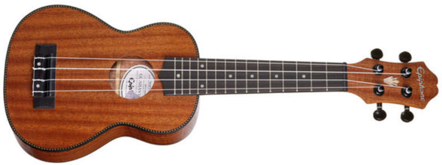 Epiphone Epilani Soprano Tout Acajou Wal - Natural Satin - Ukulele - Main picture