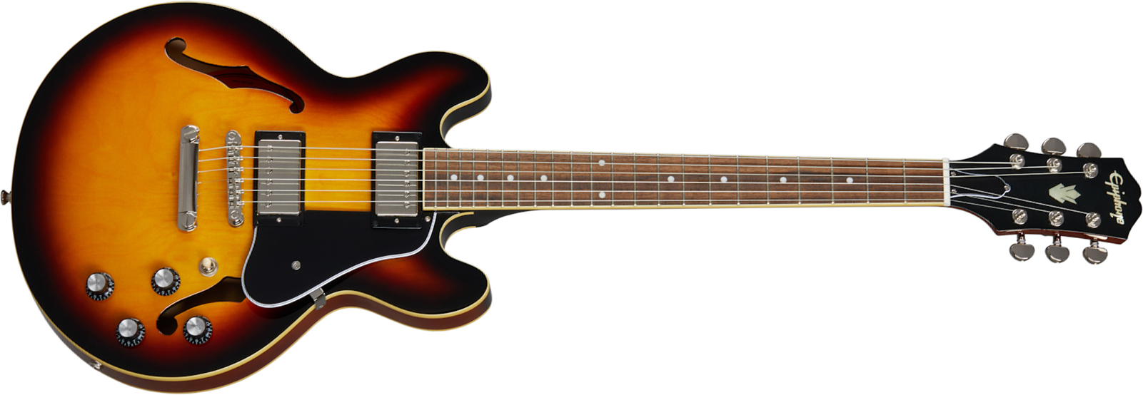 Epiphone Es-339 Inspired By Gibson 2020 2h Ht Rw - Vintage Sunburst - Guitarra eléctrica semi caja - Main picture