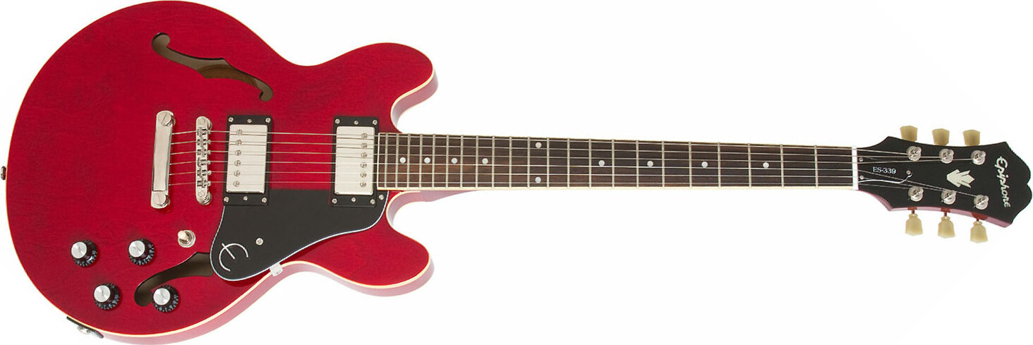 Epiphone Es-339 Pro Ch - Cherry - Guitarra eléctrica semi caja - Main picture