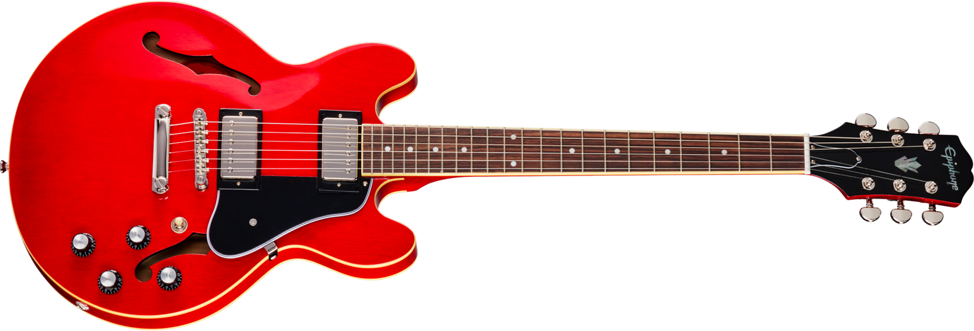Epiphone Es339 Ibg 2h Ht Rw - Cherry - Guitarra eléctrica semi caja - Main picture