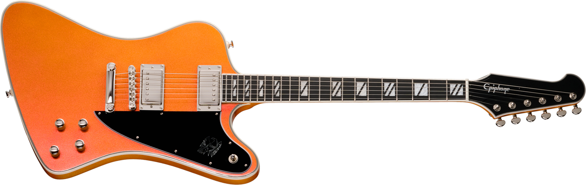 Epiphone Firebird Custom Futura Ibg 2h Ht Eb - Firestorm Shift - Guitarra electrica metalica - Main picture