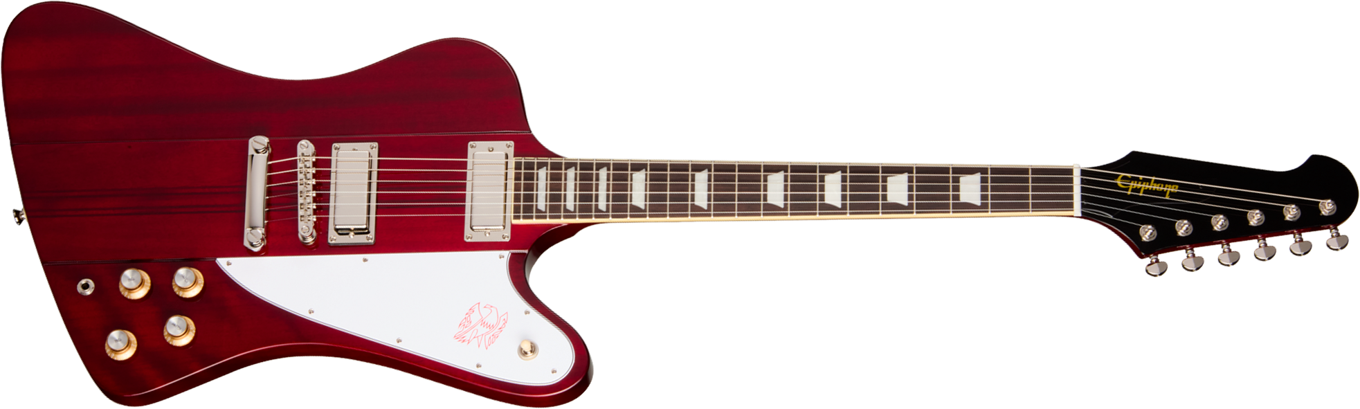 Epiphone Firebird Ibg Original 2h Ht Rw - Wine Red - Guitarra electrica retro rock - Main picture