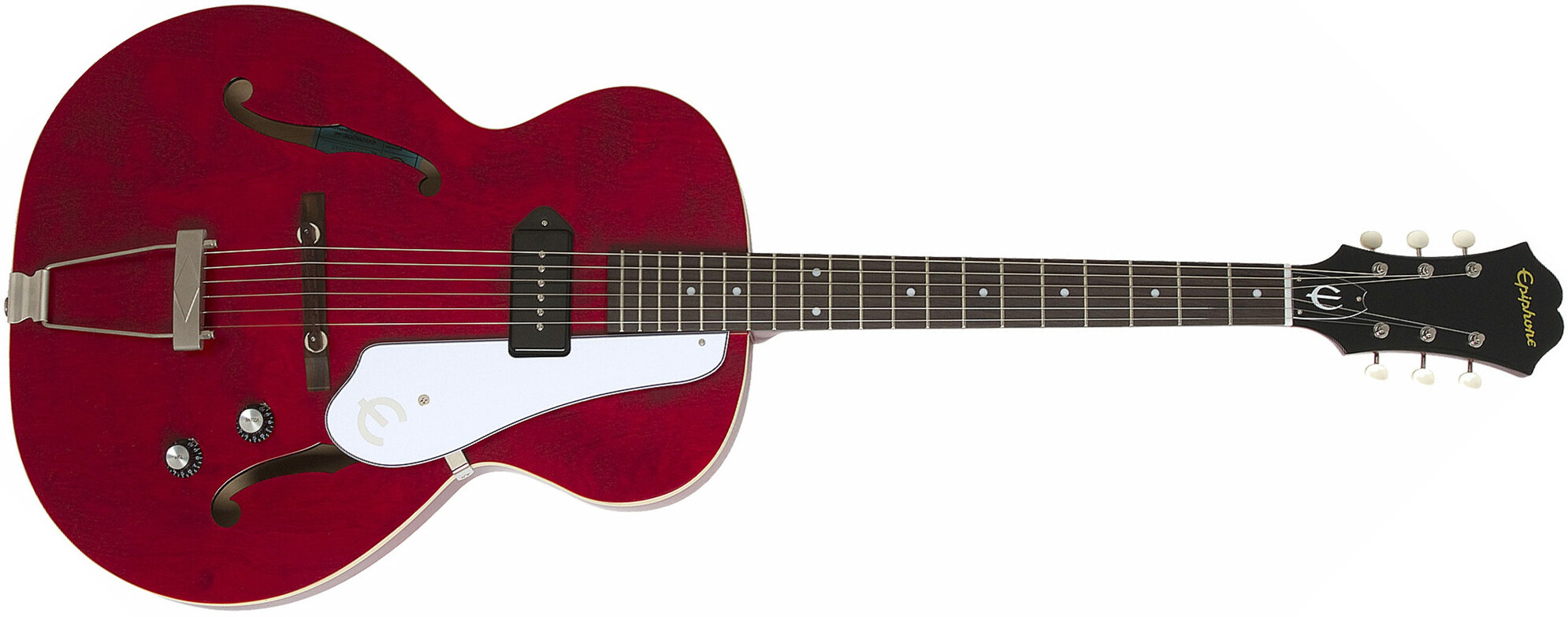 Epiphone Inspired By 1966 Century 2016 - Aged Gloss Cherry - Guitarra eléctrica semi caja - Main picture