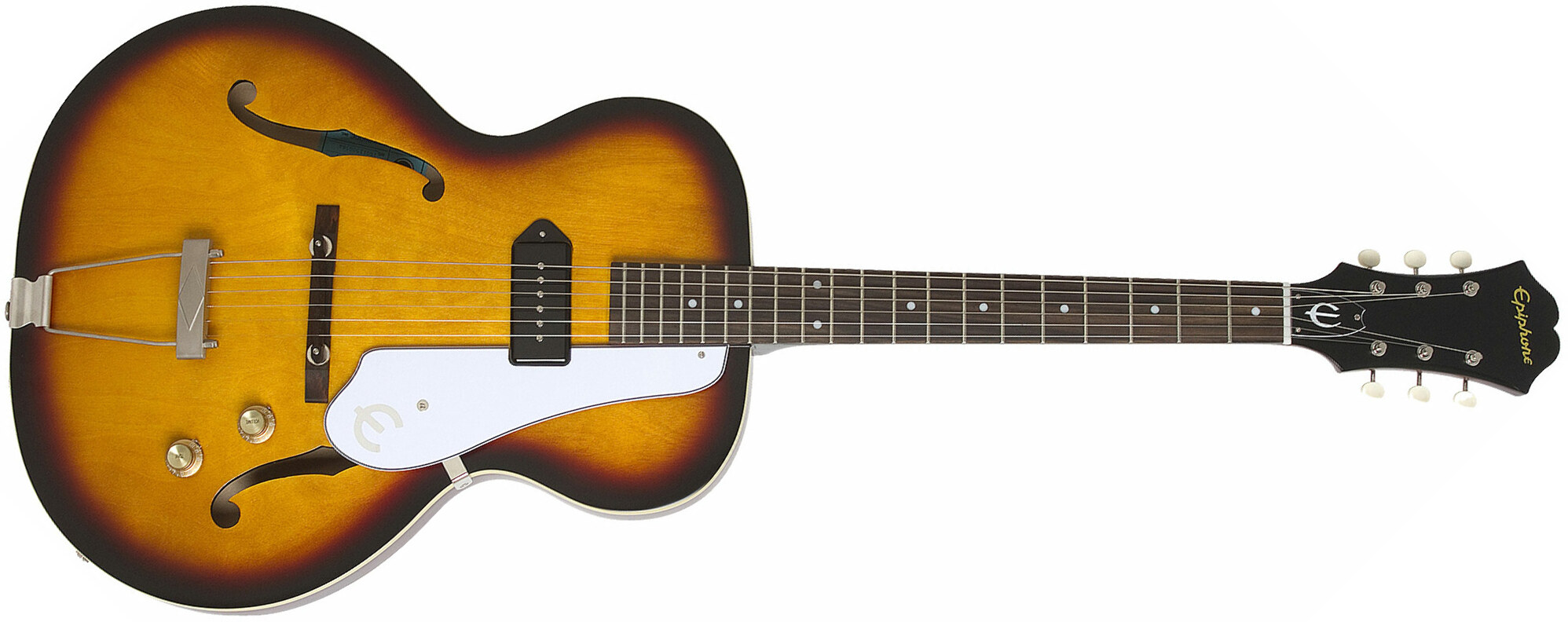 Epiphone Inspired By 1966 Century 2016 - Aged Gloss Vintage Sunburst - Guitarra eléctrica semi caja - Main picture