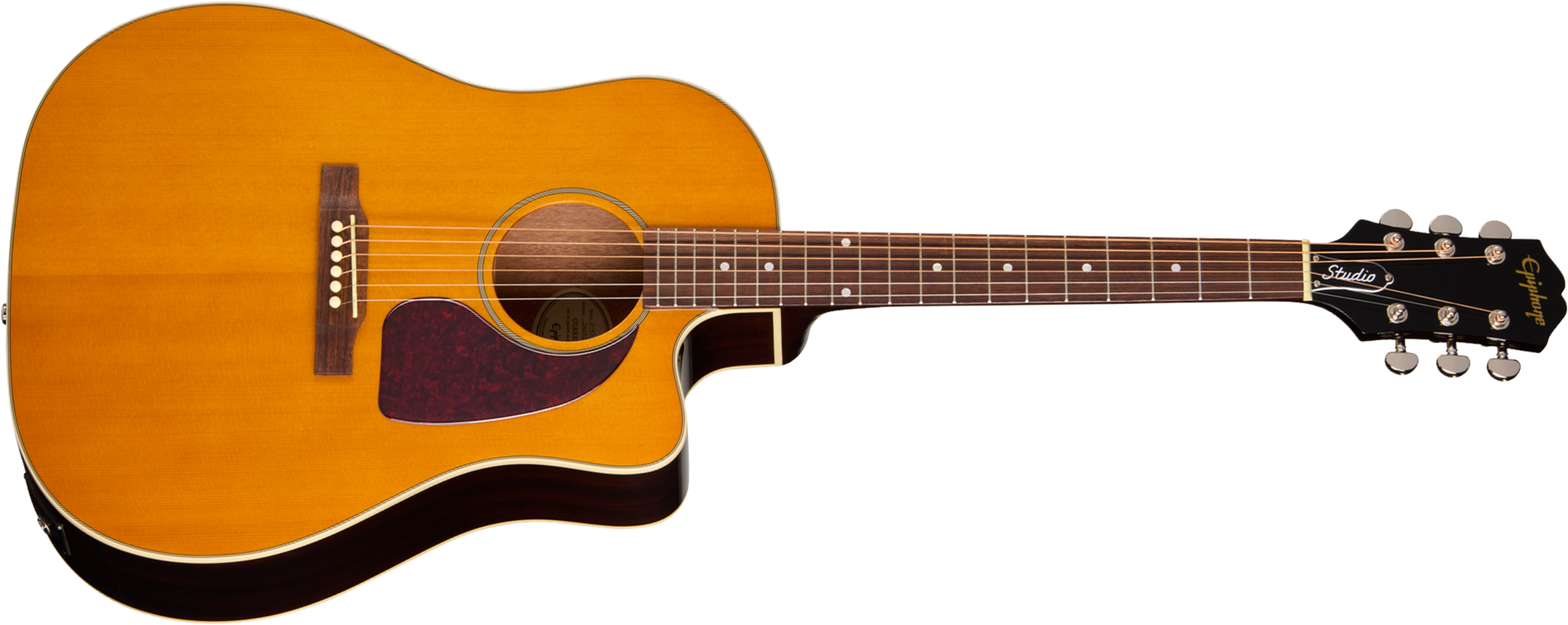 Epiphone J45 Studio Ec Ibg Dreadnought Epicea Acajou Rw - Natural - Guitarra folk - Main picture