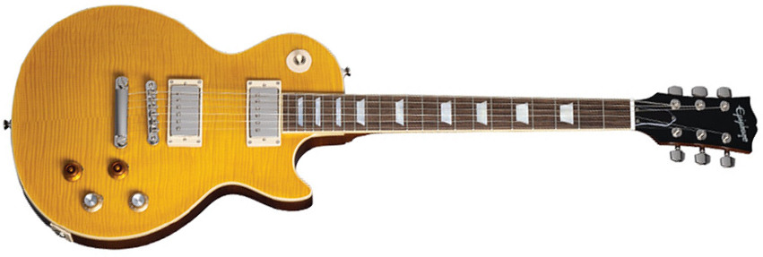 Epiphone Kirk Hammett Les Paul Standard 1959 Greeny Signature 2h Ht Rw - Greeny Burst - Guitarra eléctrica de corte único. - Main picture