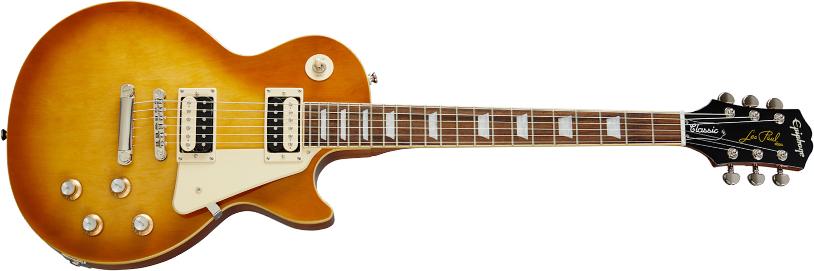 Epiphone Les Paul Classic Modern 2020 2h Ht Lau - Honey Burst - Guitarra eléctrica de corte único. - Main picture