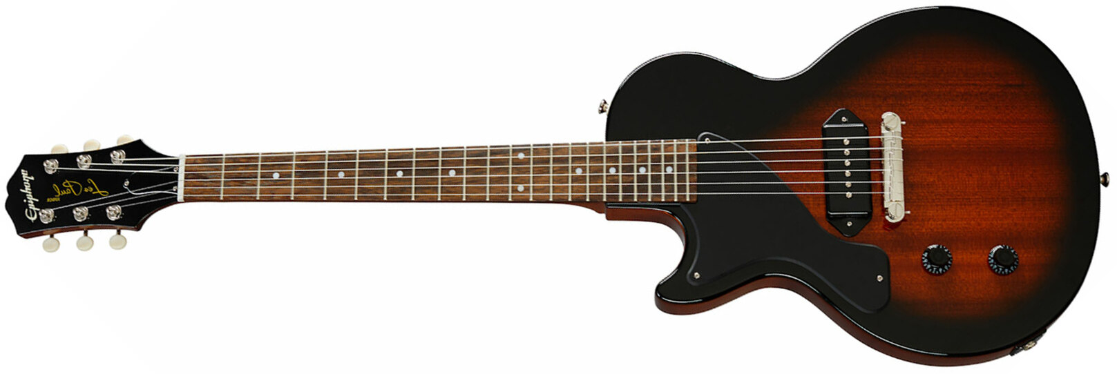Epiphone Les Paul Junior Lh Gaucher 1s P90 Ht Rw - Vintage Sunburst - Guitarra electrica para zurdos - Main picture