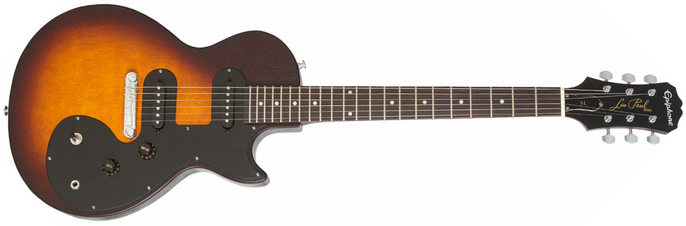 Epiphone Les Paul Melody Maker E1 2s Ht - Vintage Sunburst - Guitarra eléctrica de corte único. - Main picture