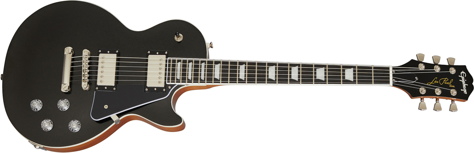 Epiphone Les Paul Modern 2h Ht Eb - Graphite Black - Guitarra eléctrica de corte único. - Main picture
