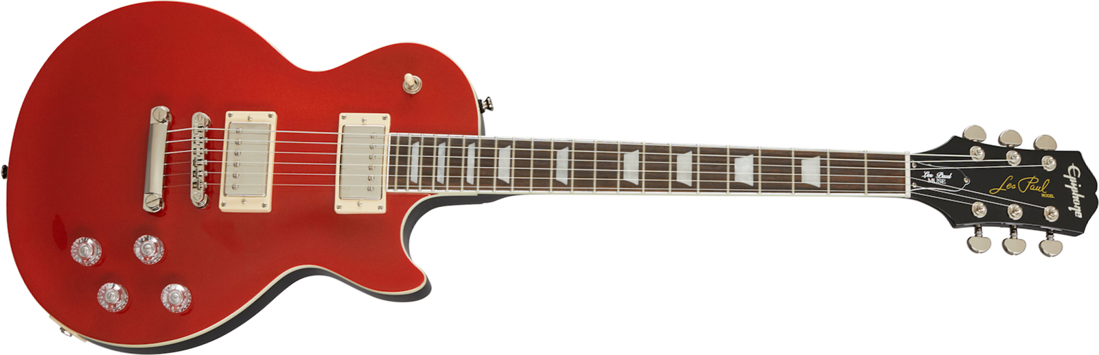 Epiphone Les Paul Muse Modern 2h Ht Lau - Scarlet Red Metallic - Guitarra eléctrica de corte único. - Main picture