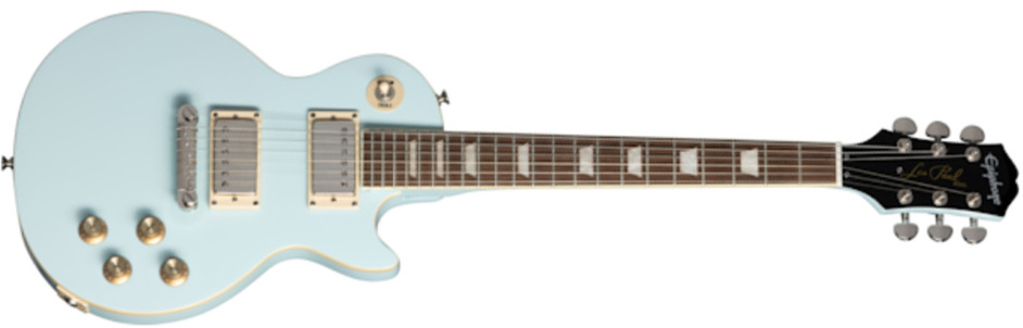 Epiphone Les Paul Power Players 2h Ht Lau - Ice Blue - Guitarra eléctrica de corte único. - Main picture