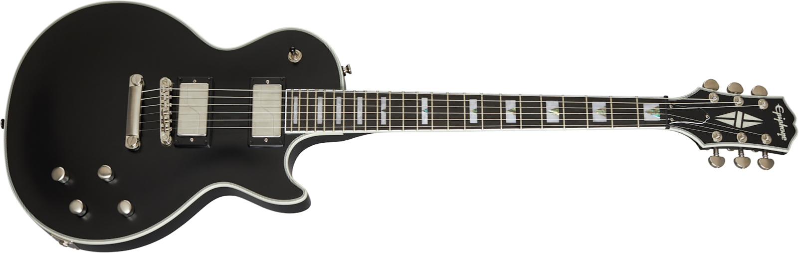 Epiphone Les Paul Prophecy Modern 2h Fishman Fluence Ht Eb - Black Aged - Guitarra eléctrica de corte único. - Main picture